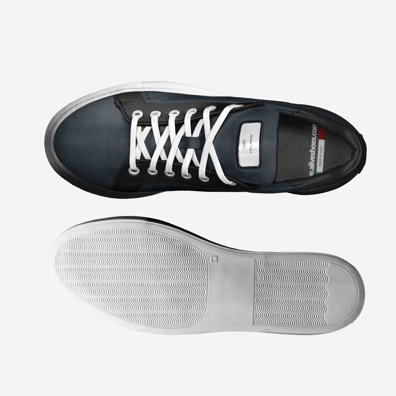 Mountain Peak 1's custom made in Italy shoes by Alexander .a. | Top view