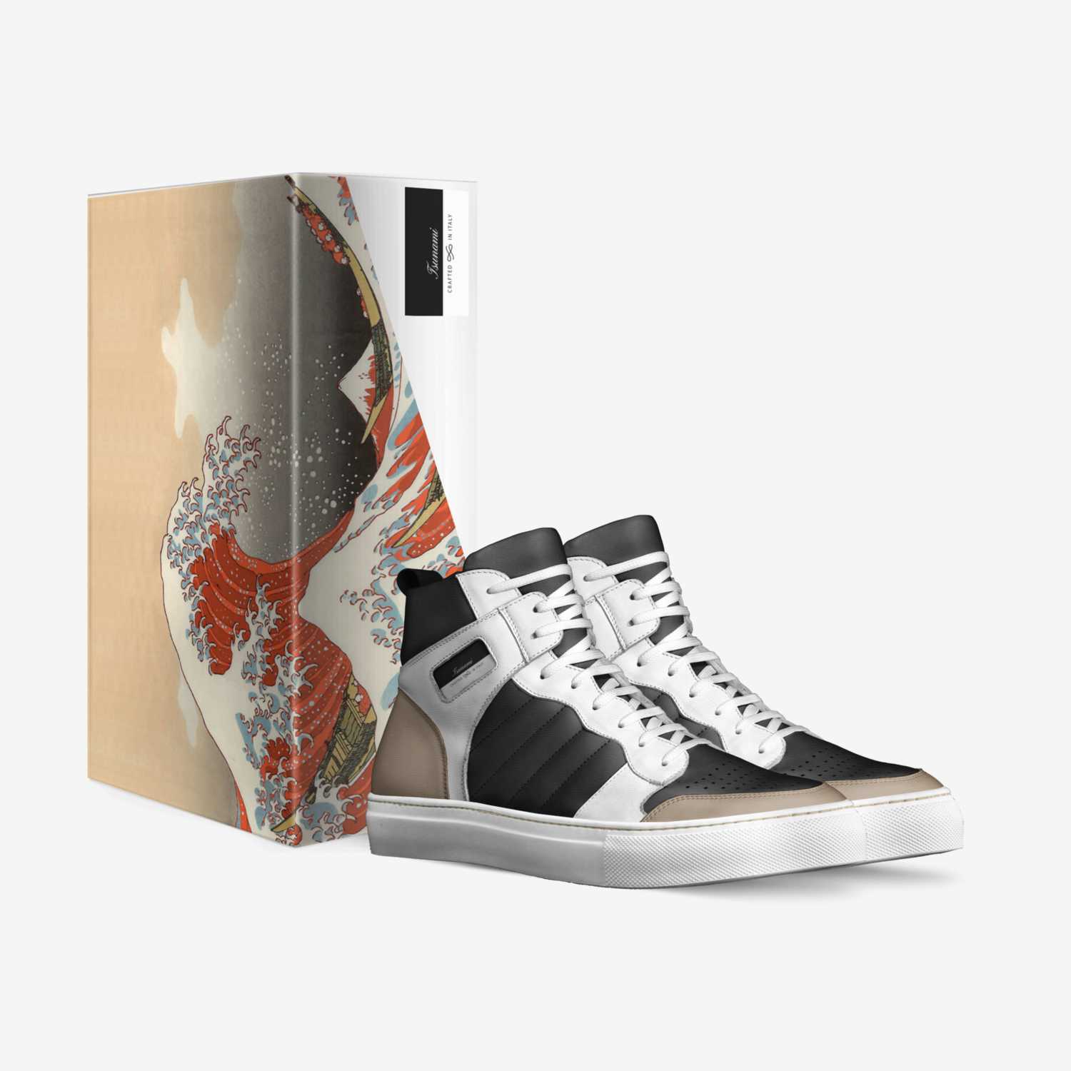Tsunami 2s custom made in Italy shoes by Antonio Coleman | Box view