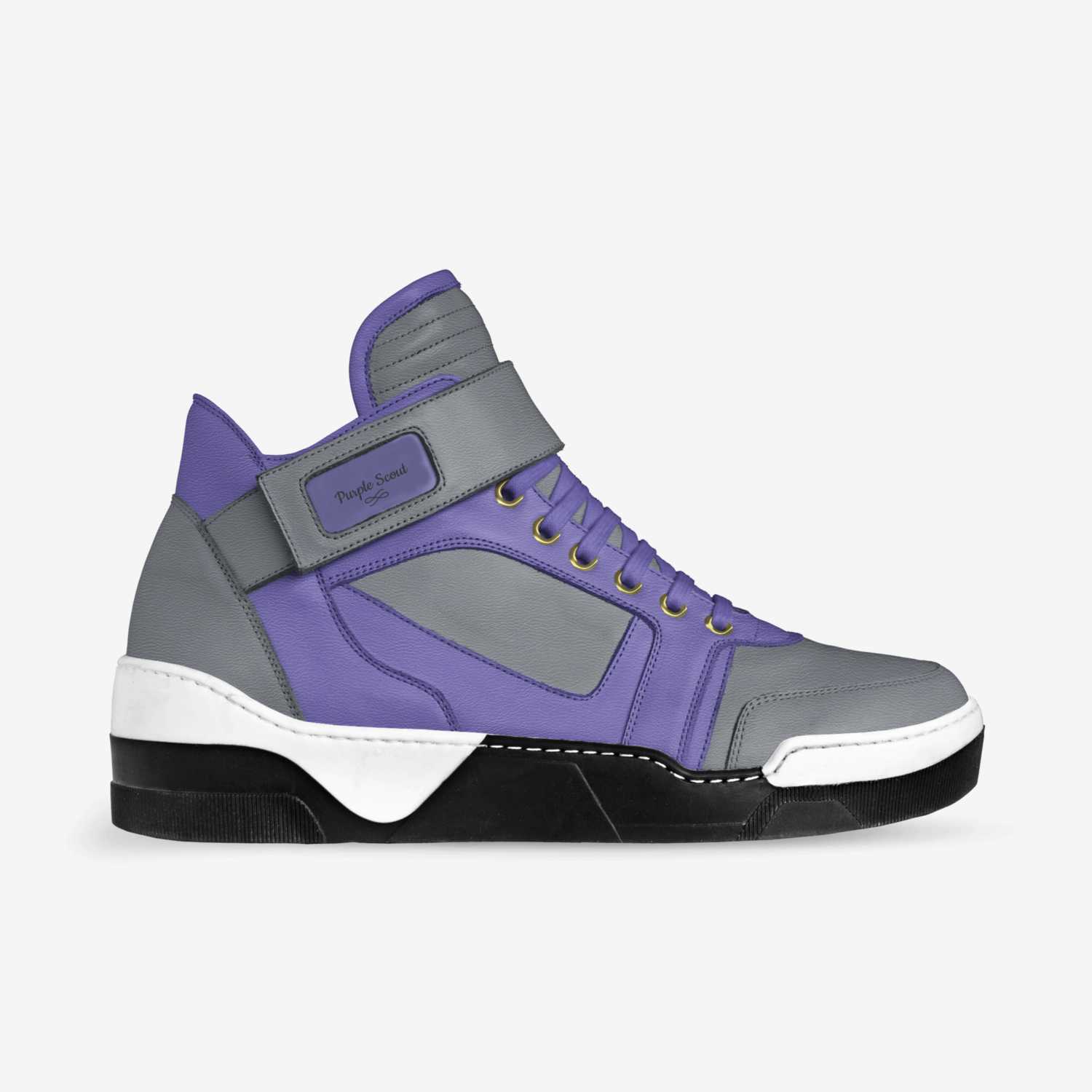 Purple Scout custom made in Italy shoes by Streeter Gehrt | Side view