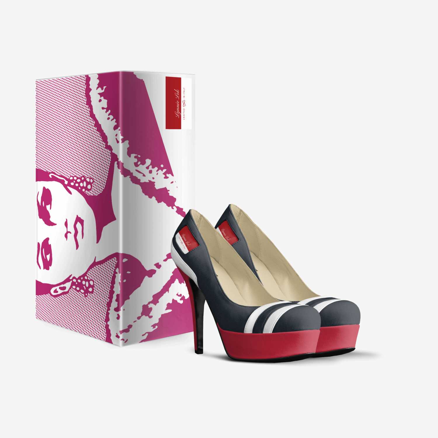 Lynnie Lok custom made in Italy shoes by Heidi Lynn Rolle | Box view