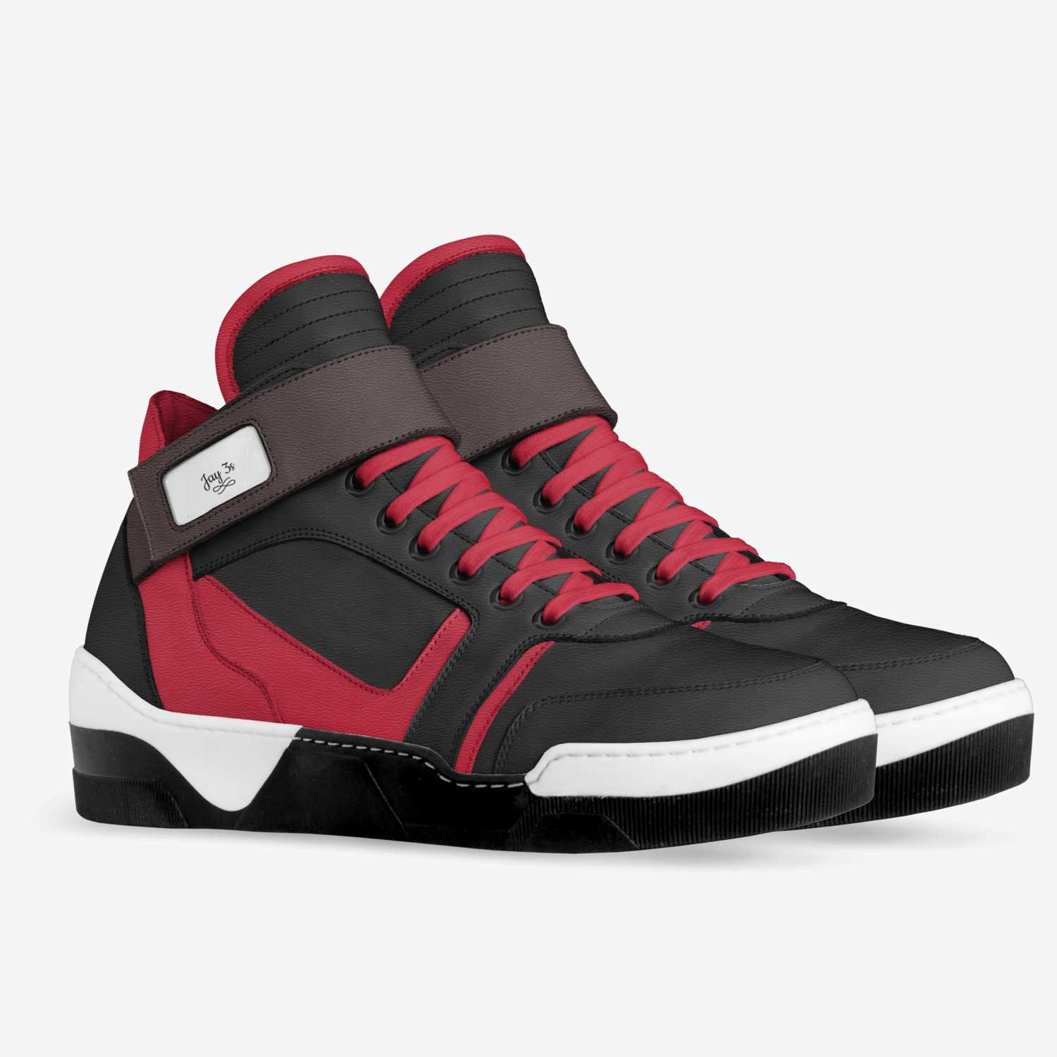 Jay 3s custom made in Italy shoes by James Parham | Double view
