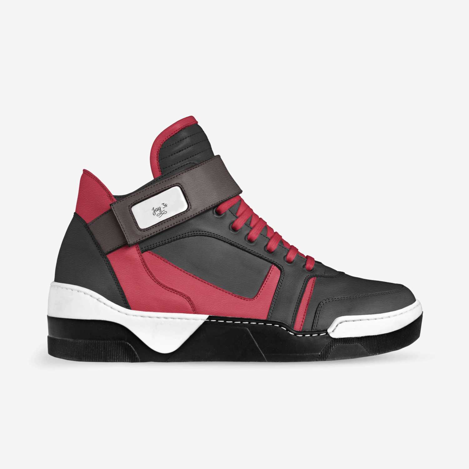 Jay 3s custom made in Italy shoes by James Parham | Side view