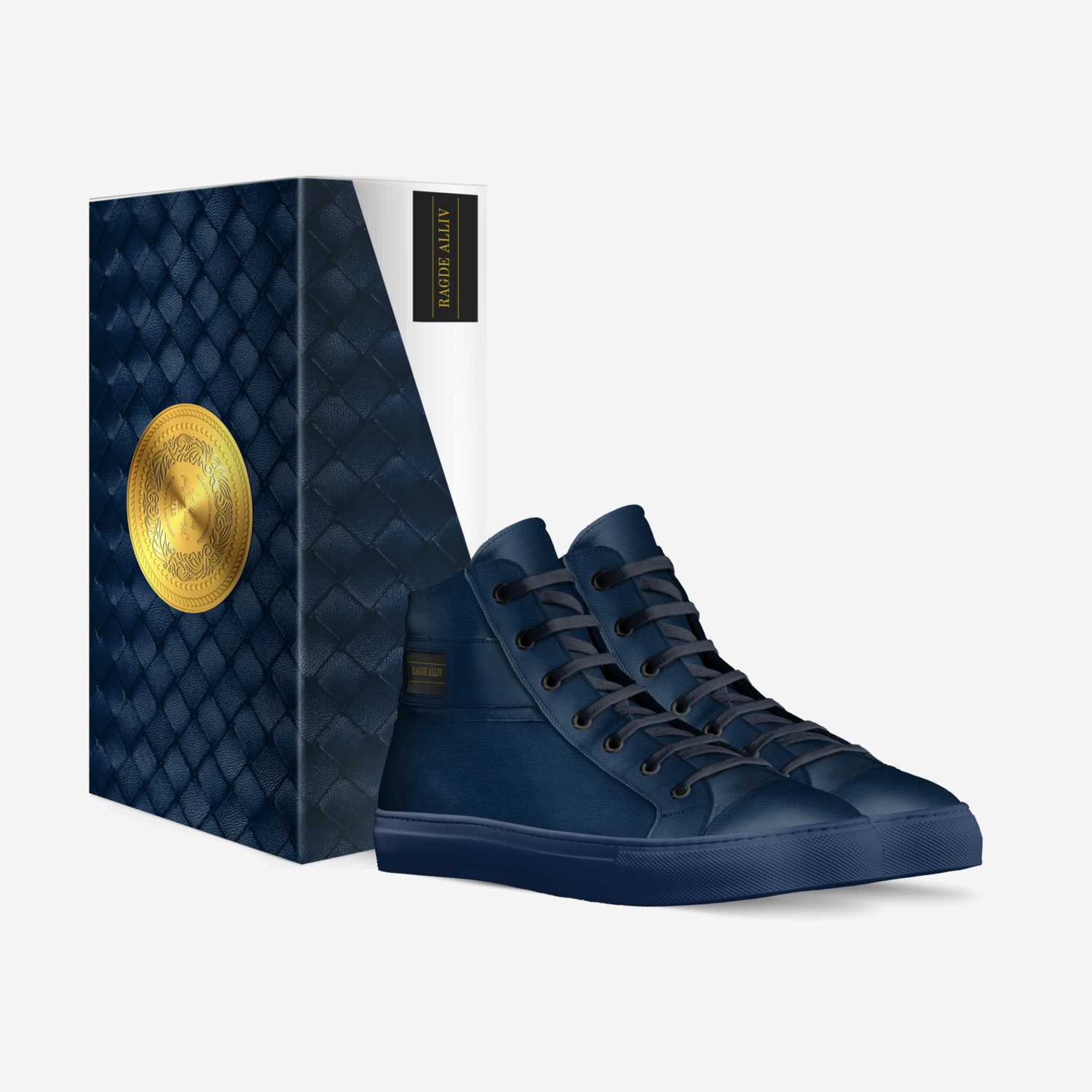 RAGDE ALLIV custom made in Italy shoes by Edgar Villa | Box view