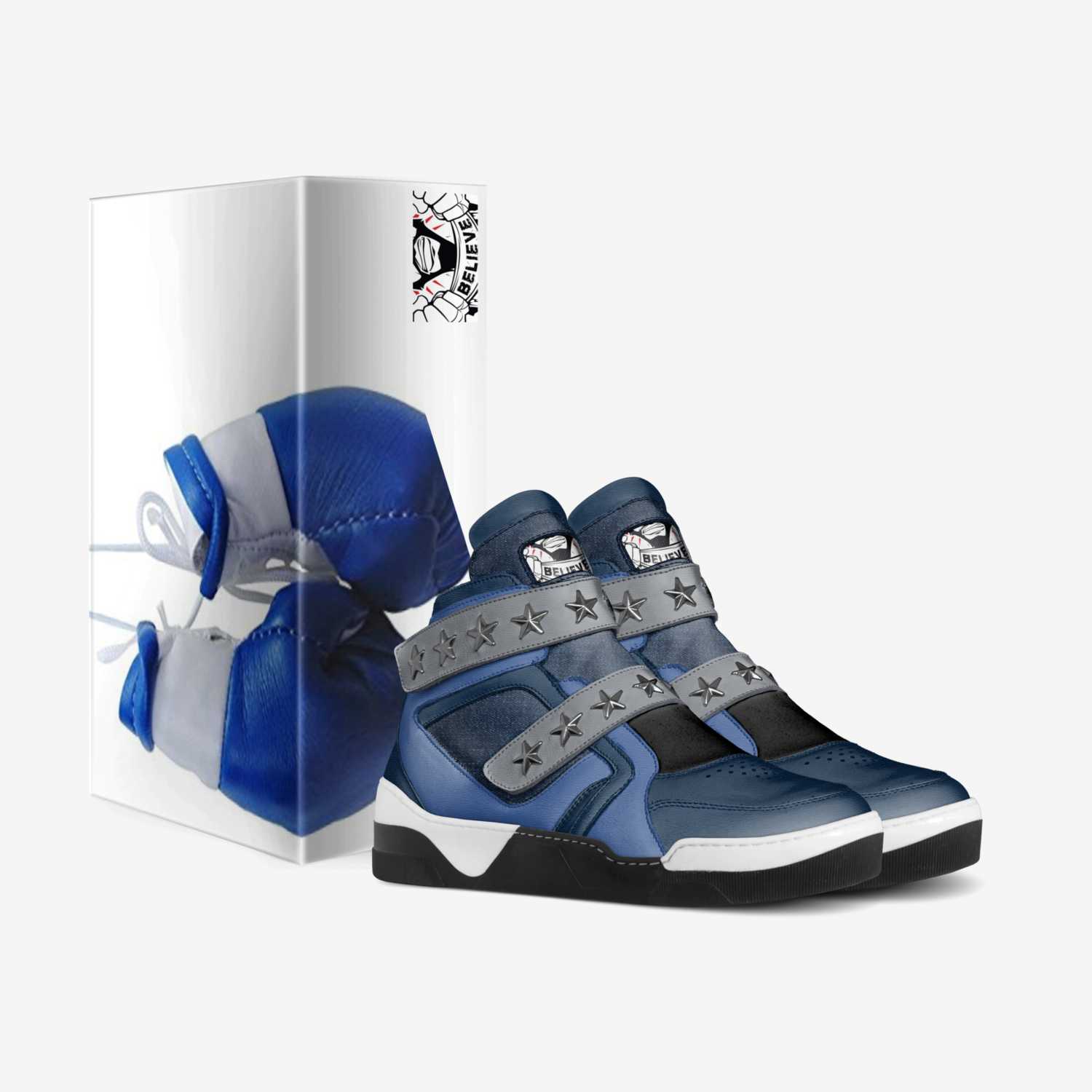 THE BLUE CORNER custom made in Italy shoes by Luther Smith | Box view