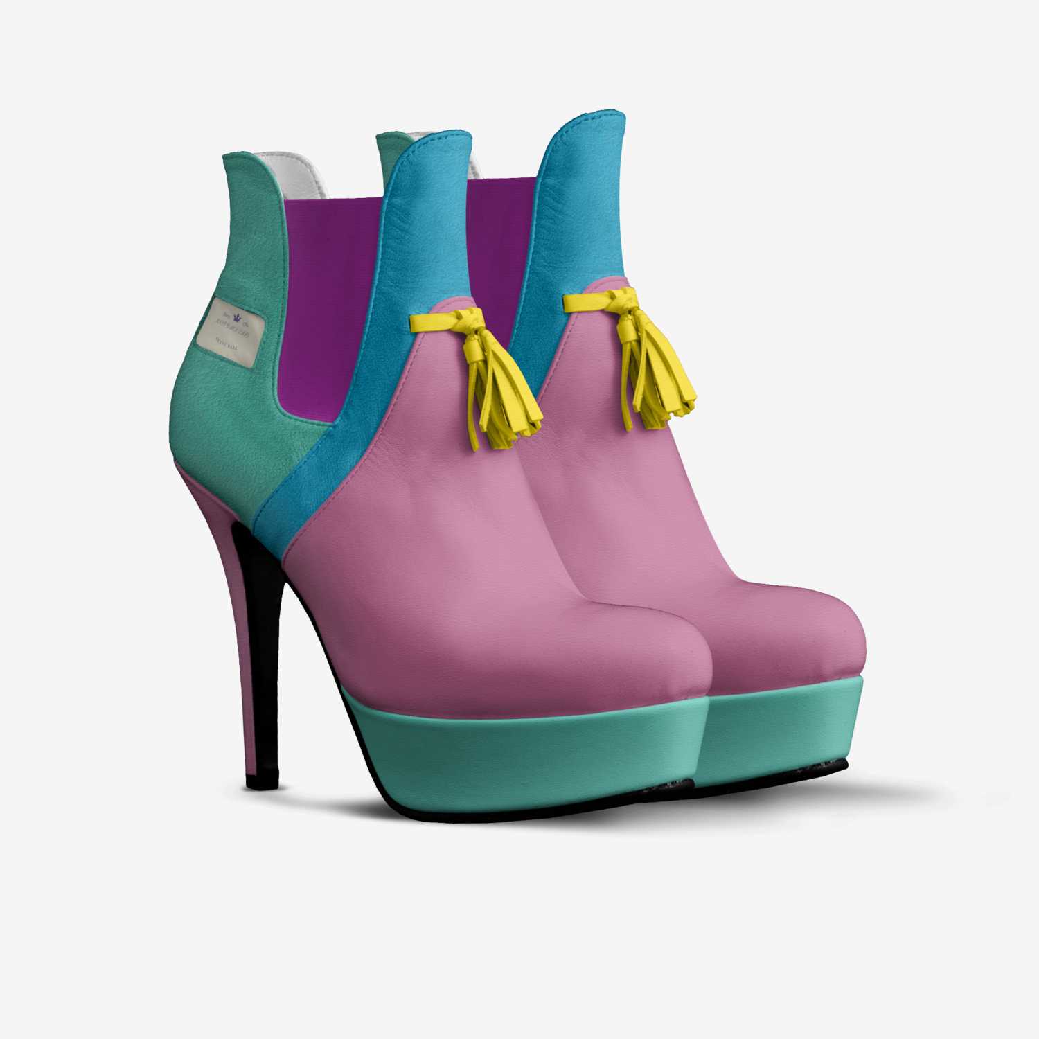 RING CARD LADY custom made in Italy shoes by Luther Smith | Double view