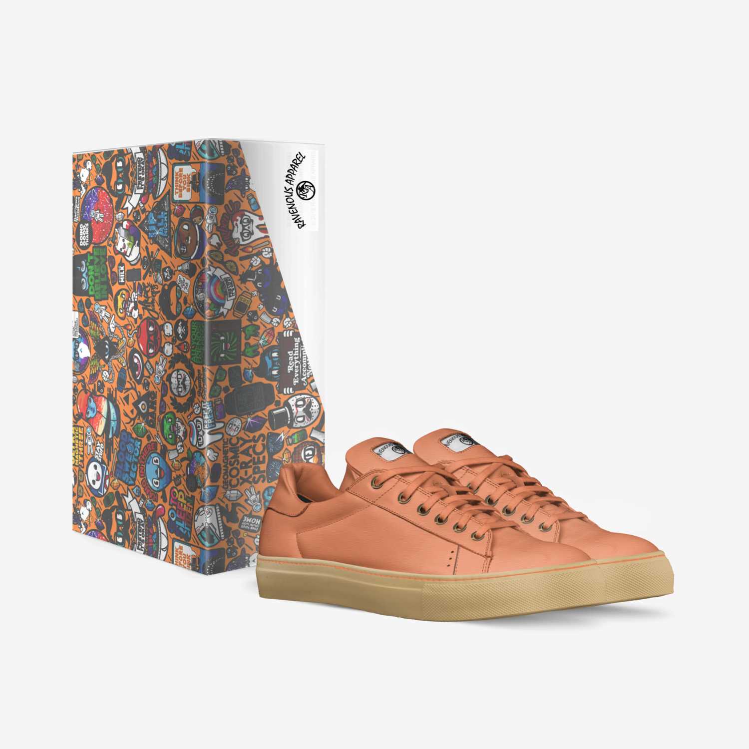 RaveOranges custom made in Italy shoes by Thomas Rodriguez | Box view