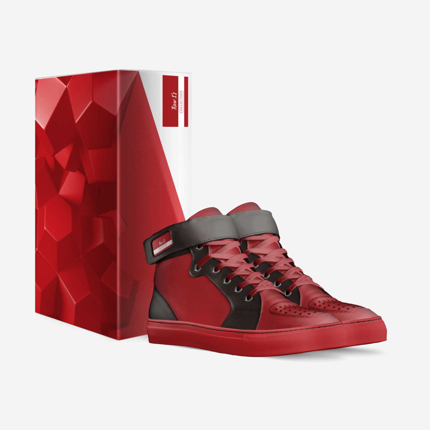 Raw 1's custom made in Italy shoes by Kaide Rawlins | Box view