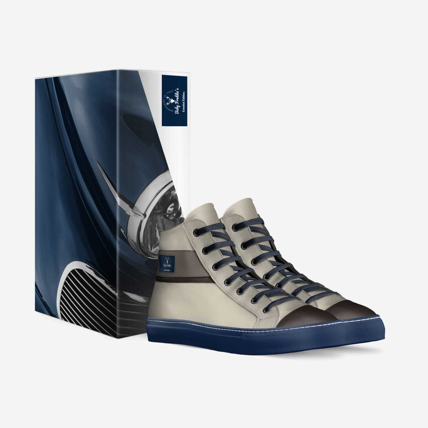 Baby Freddie's custom made in Italy shoes by Freddie Washington | Box view