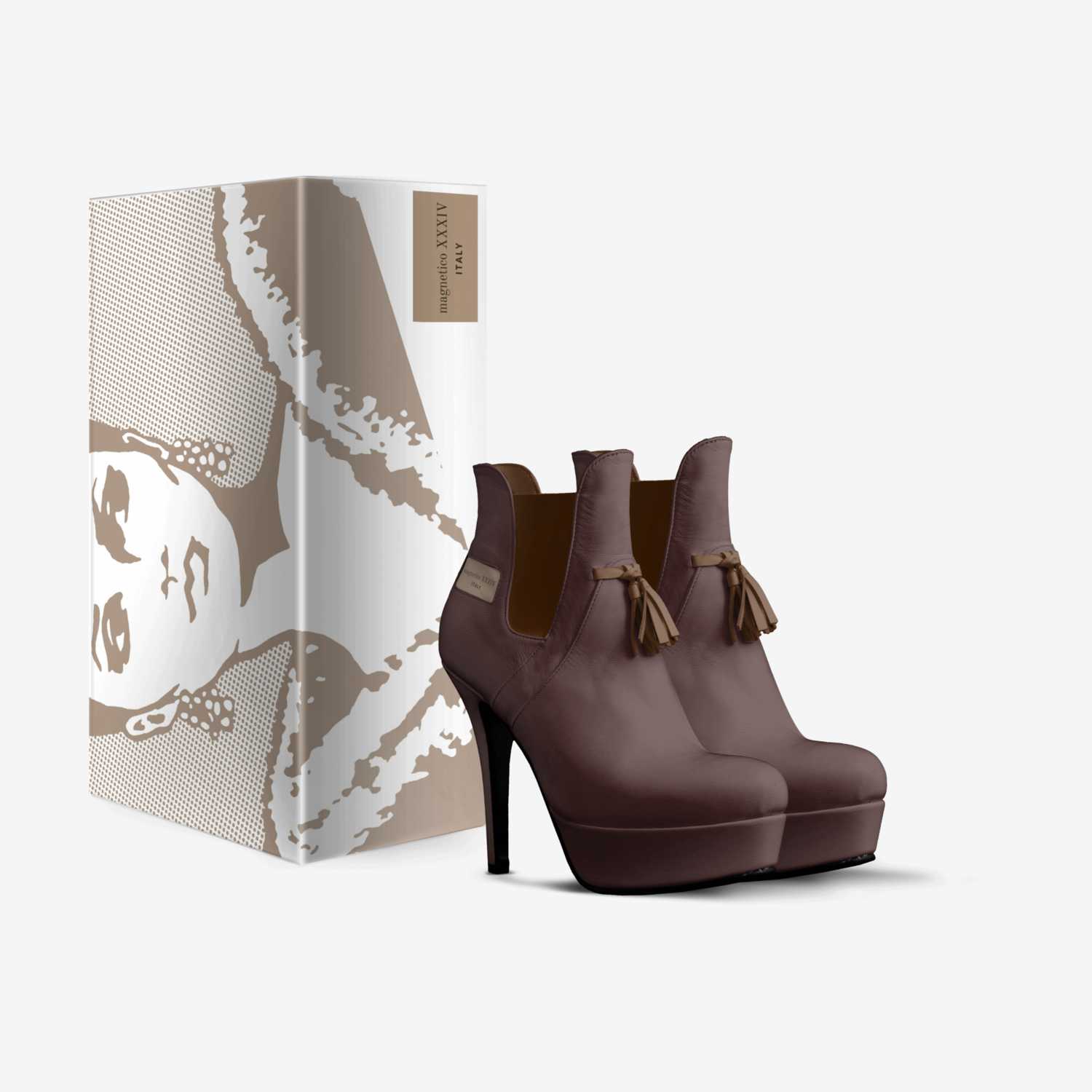 magnetico XXXIV custom made in Italy shoes by Jesús Sandoval | Box view