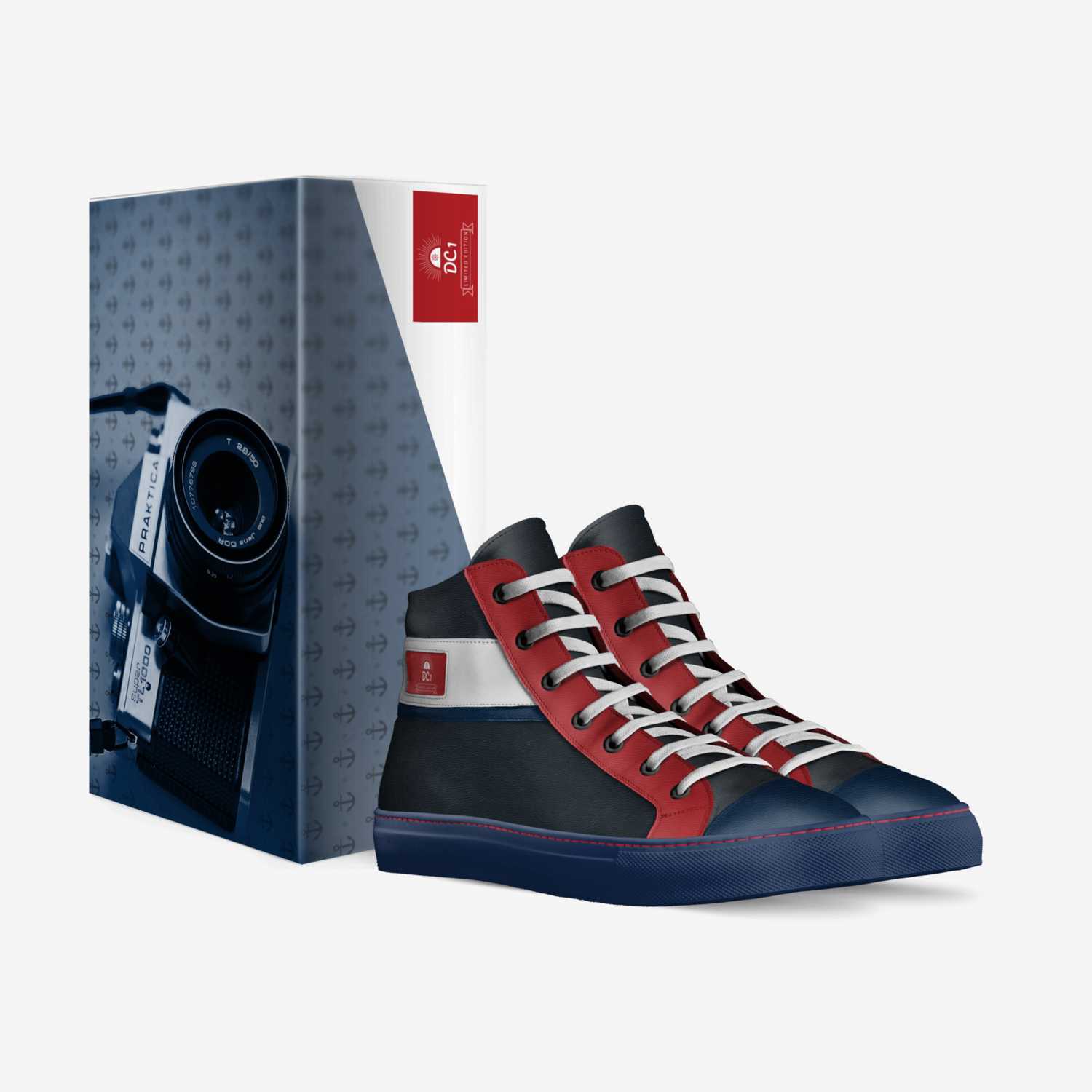 DC 1 custom made in Italy shoes by Davin Cross | Box view