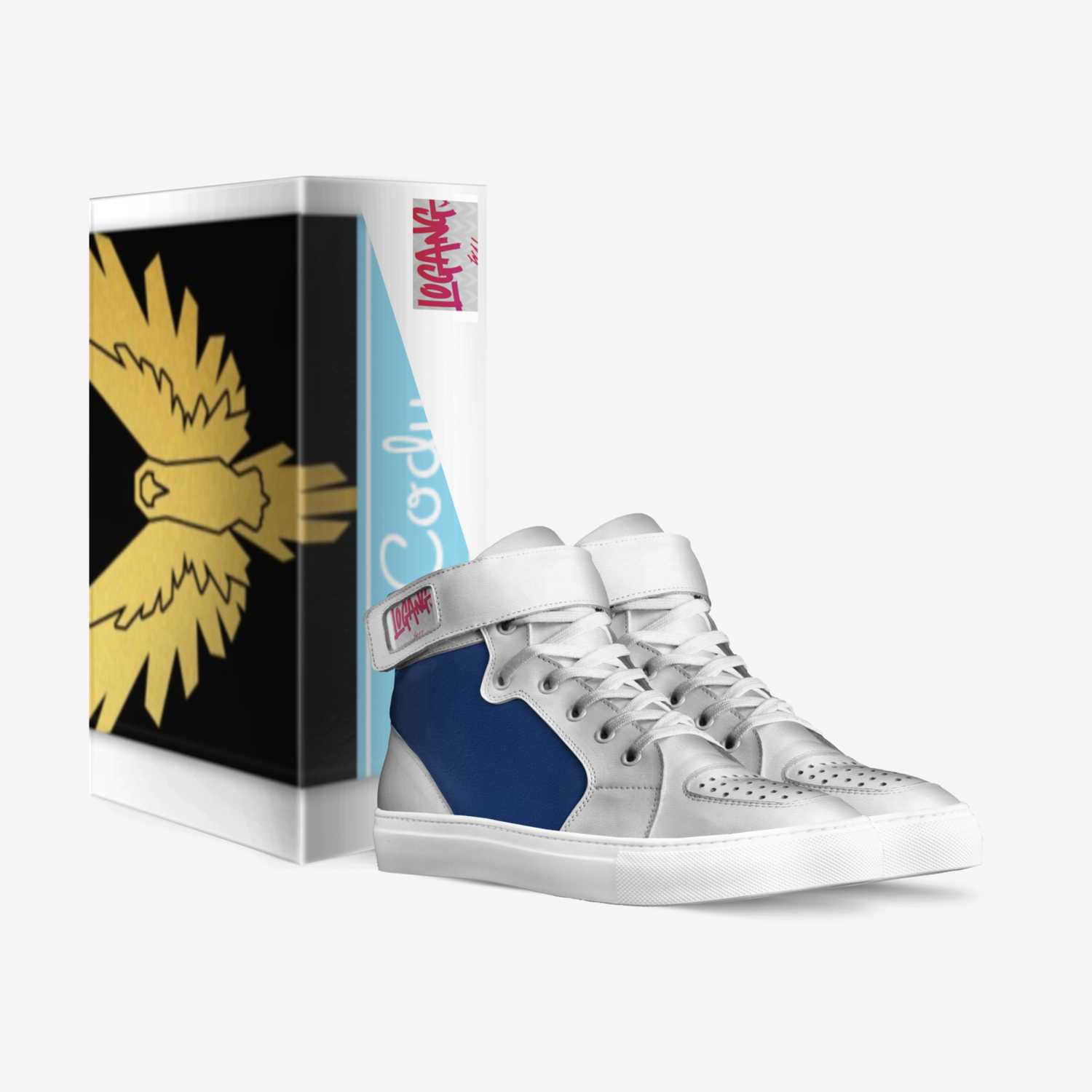 Logan paul custom made in Italy shoes by Codymichealhodges | Box view