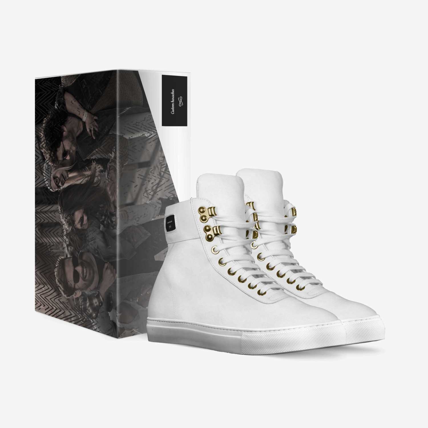 Custom haraches  custom made in Italy shoes by Mahalo Corson | Box view