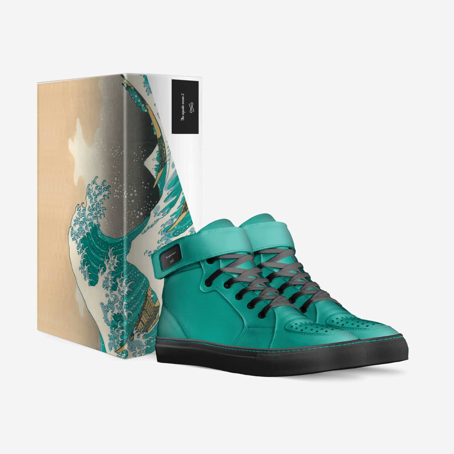 The aquatic ocean 2 custom made in Italy shoes by Colby Miller | Box view