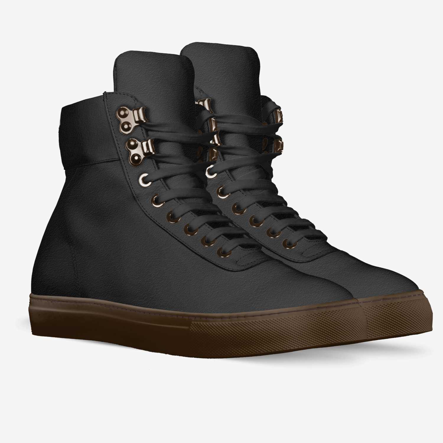 Noir Bronze custom made in Italy shoes by Albert Ray Collection | Double view