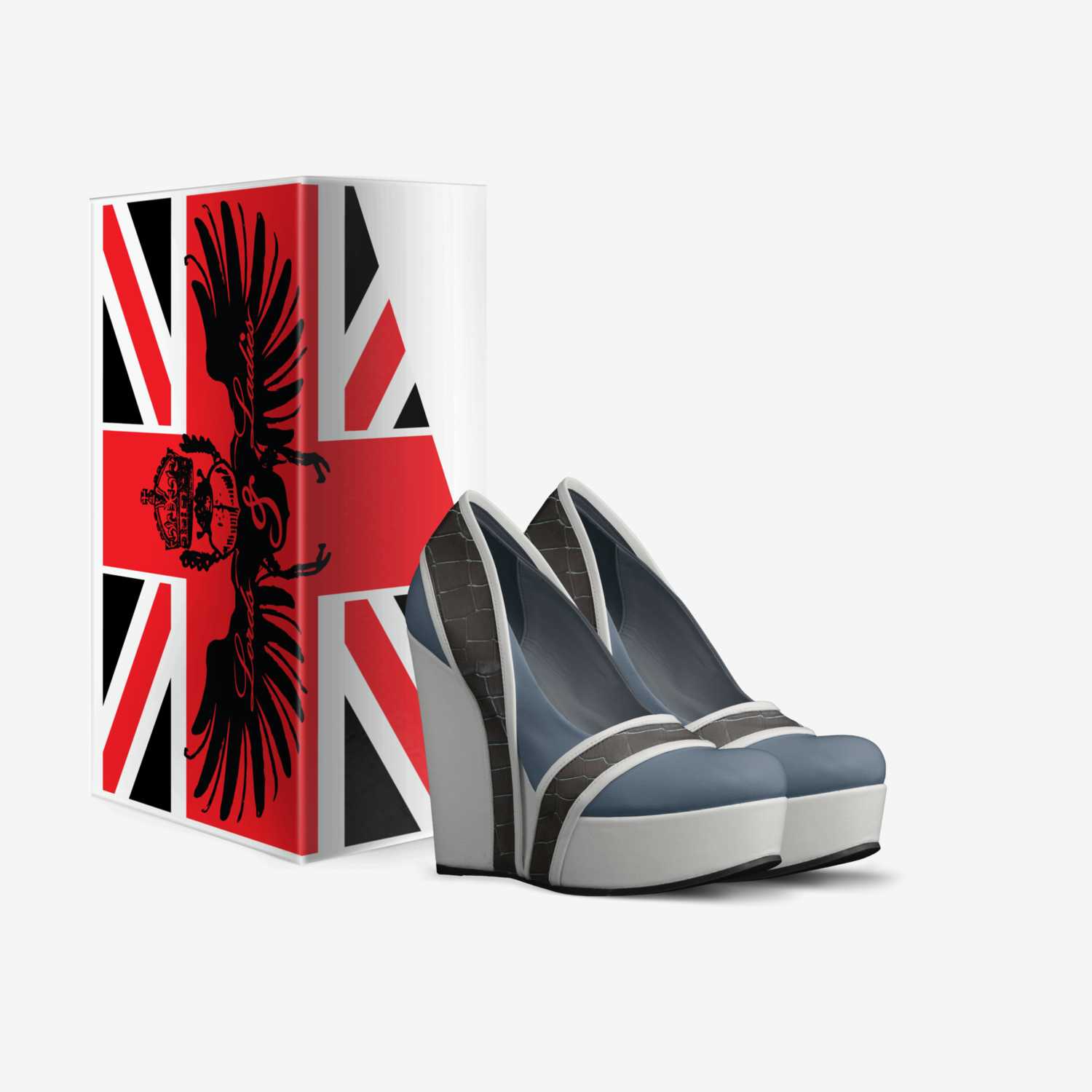 Elle custom made in Italy shoes by David Wall | Box view
