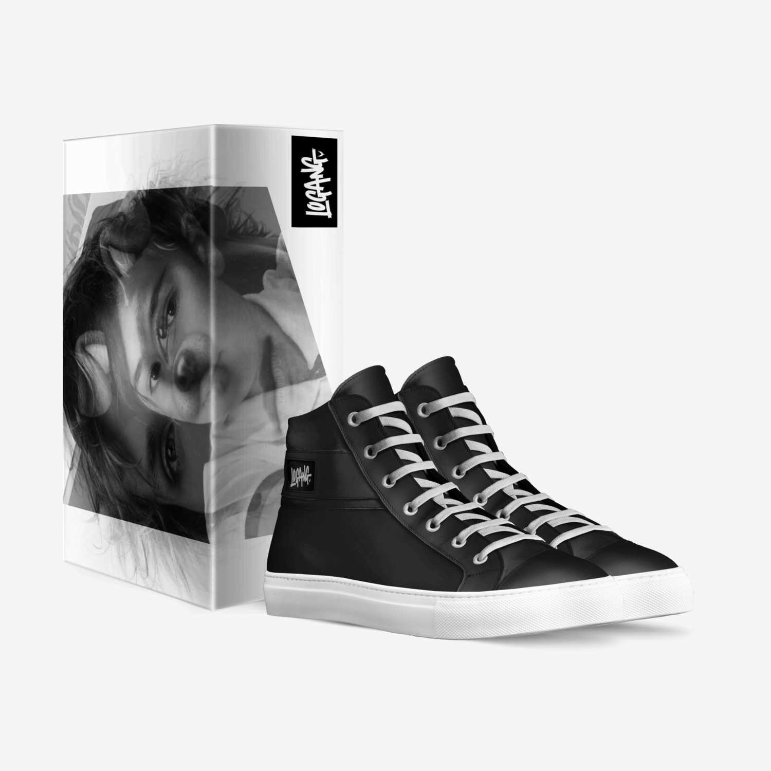 Logan Paul custom made in Italy shoes by Billy Georgantis | Box view