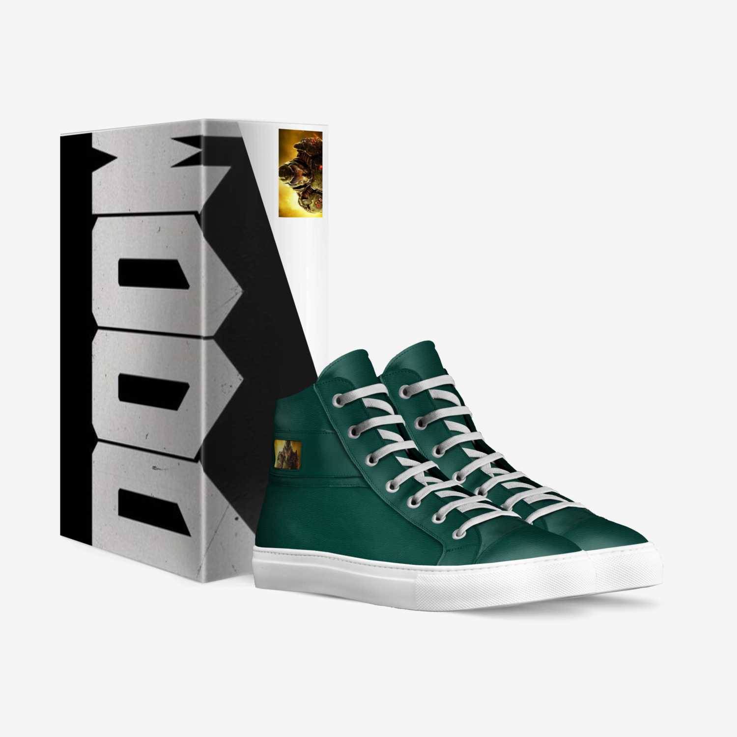 Doom custom made in Italy shoes by Billy Georgantis | Box view