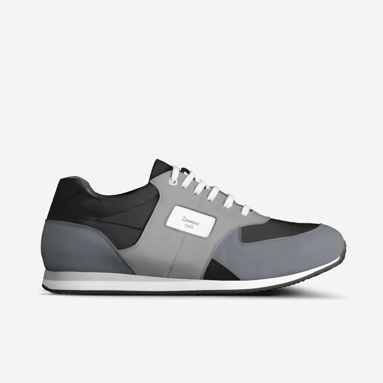 Zoomers  custom made in Italy shoes by Luke Bowman | Side view