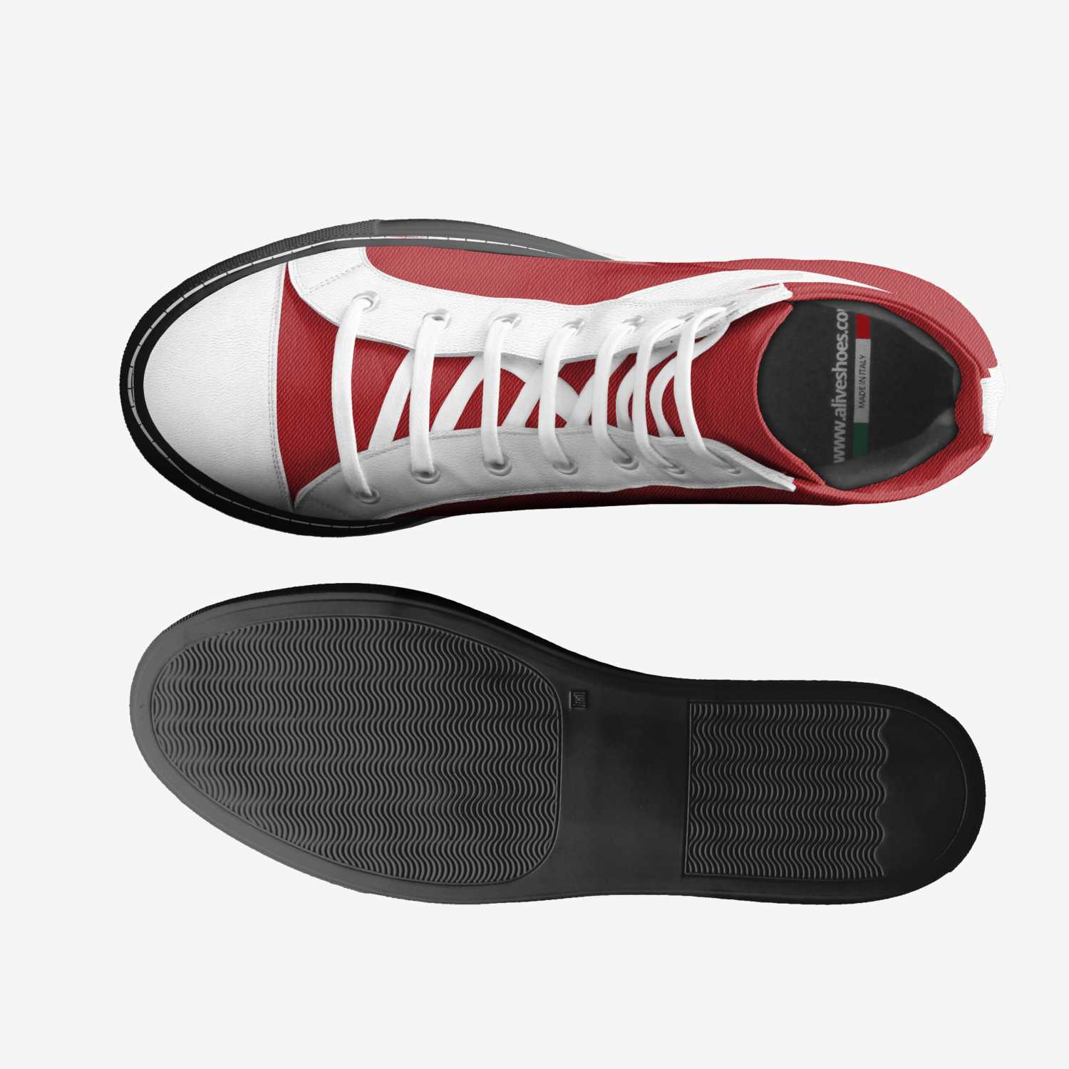 Zeros custom made in Italy shoes by Aidan Shevlin | Top view