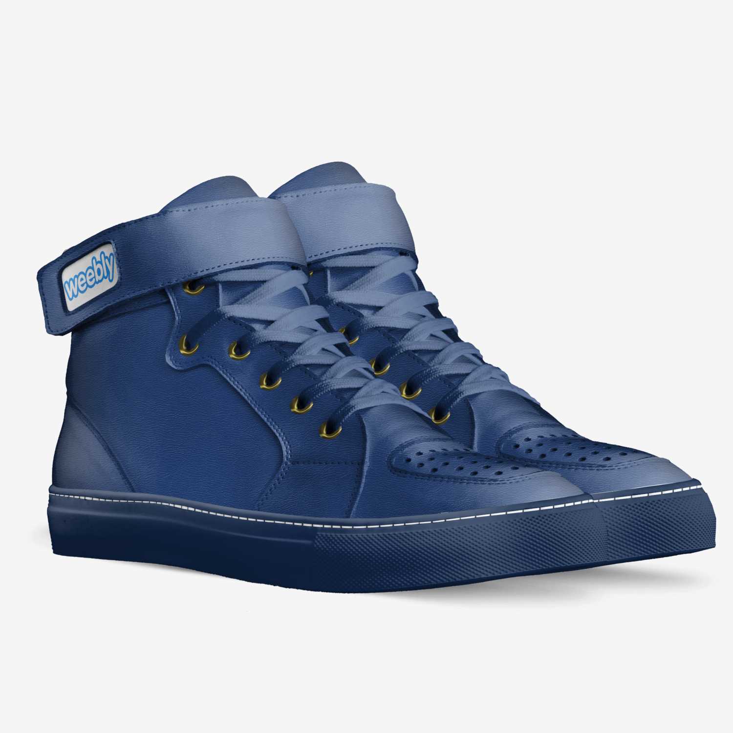 Weebly Kicks custom made in Italy shoes by Dane Butler | Double view