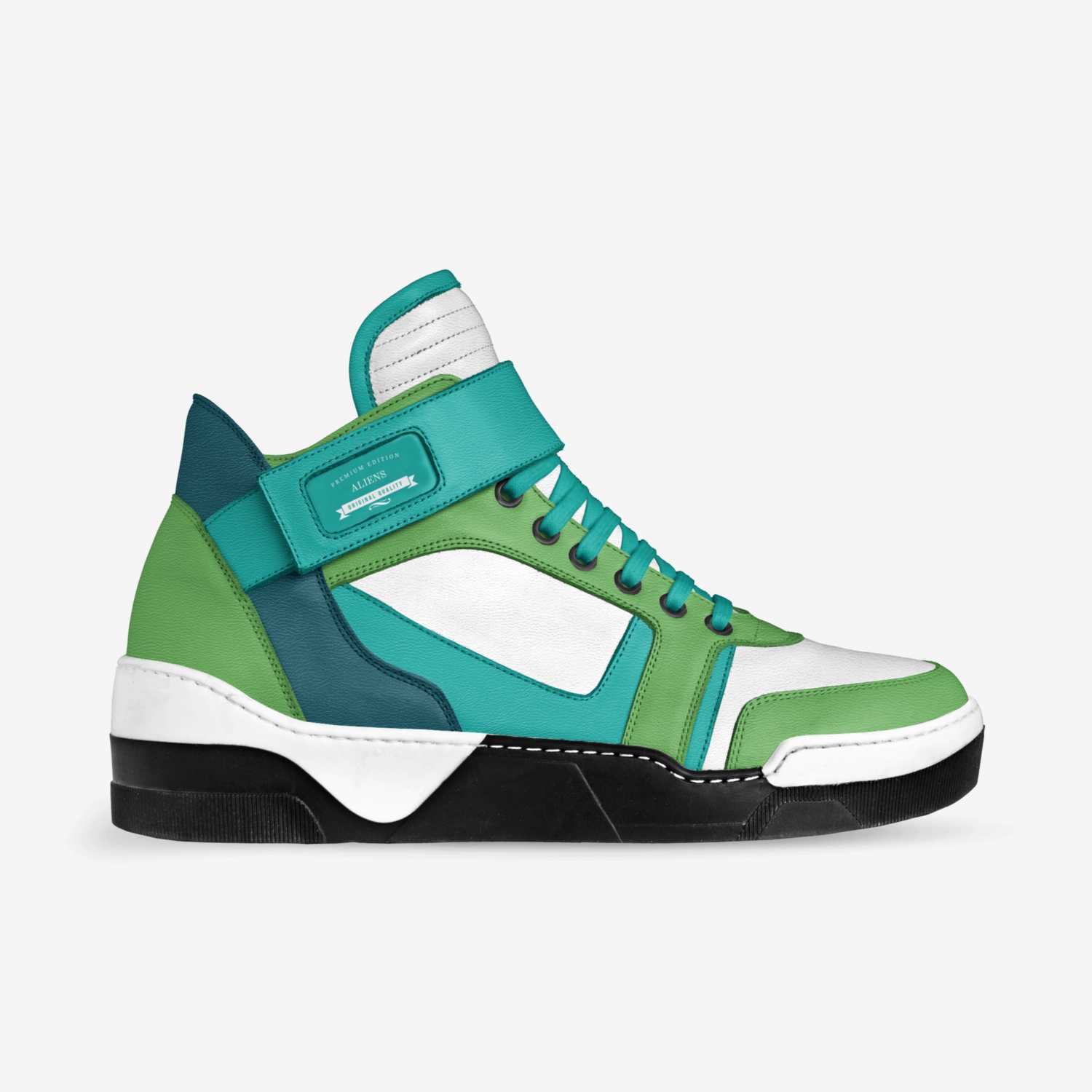 Aliens  custom made in Italy shoes by Lincoln Rivera | Side view