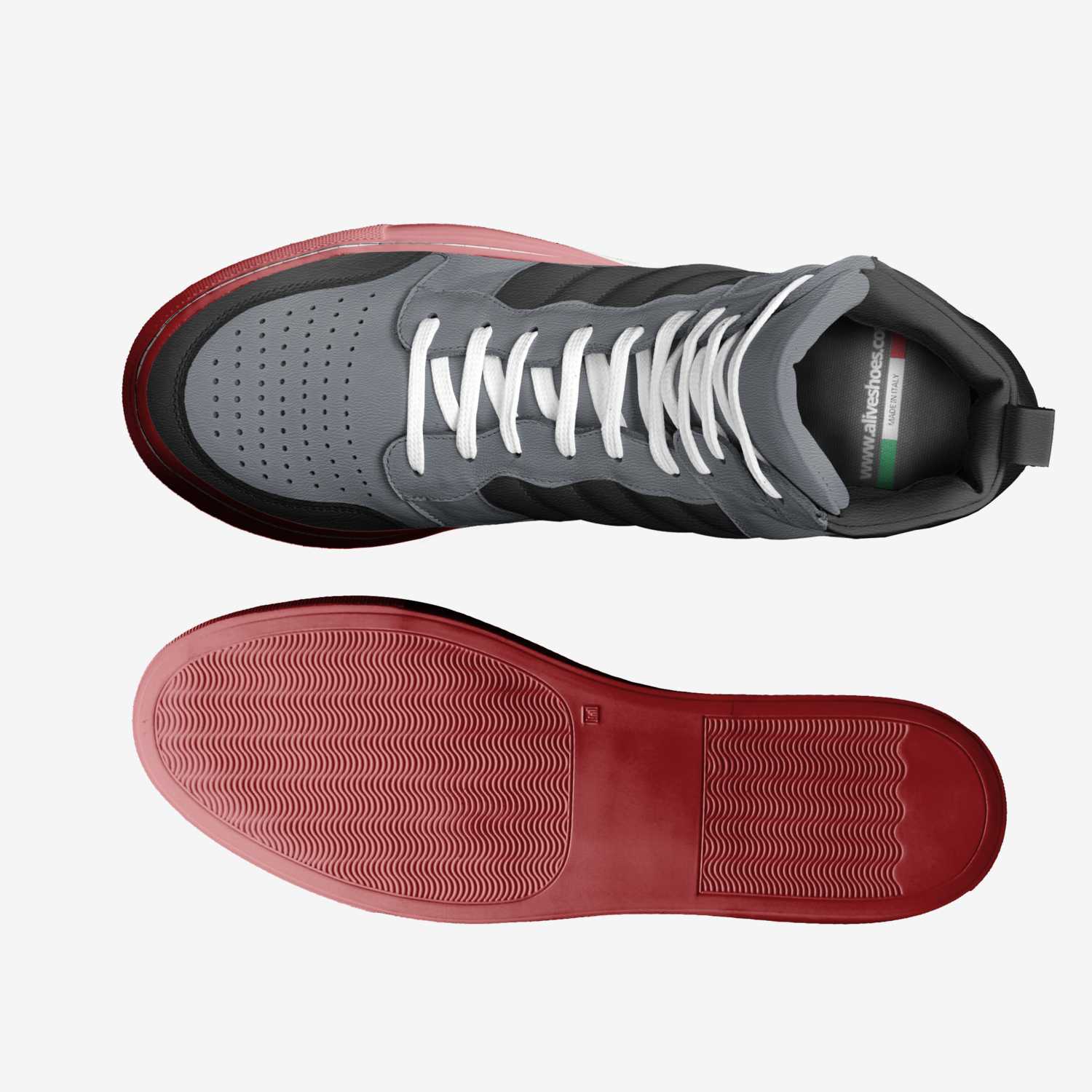 Zoomers X-2 custom made in Italy shoes by Luke Bowman | Top view