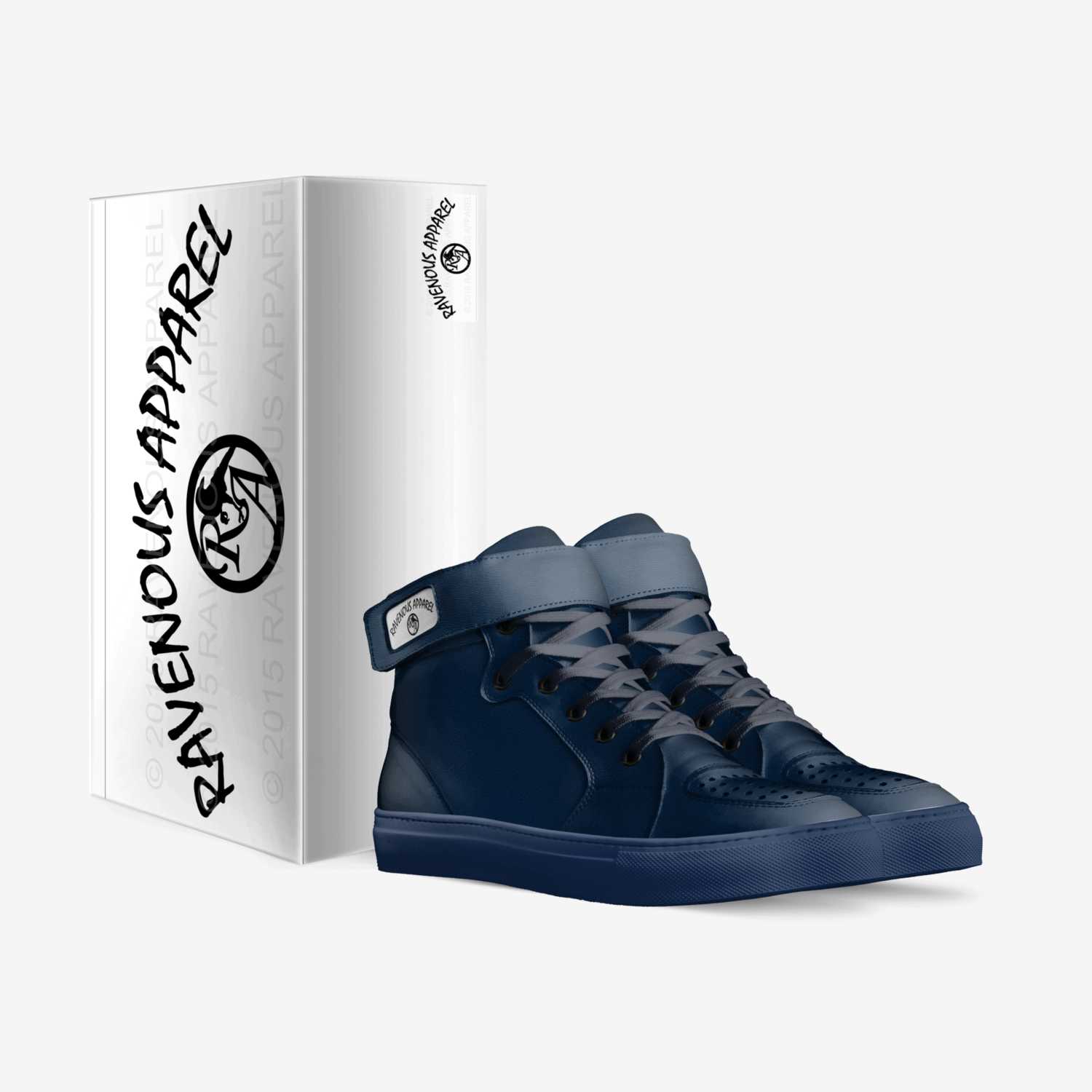RaveNavy custom made in Italy shoes by Thomas Rodriguez | Box view