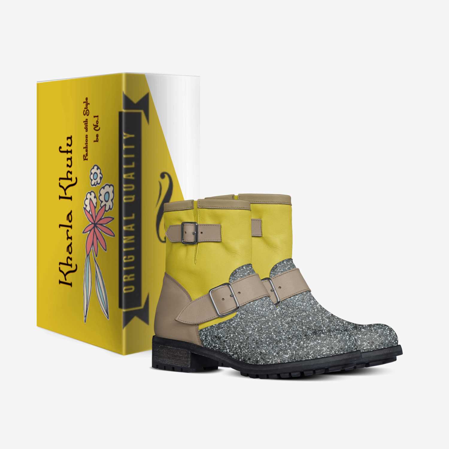 Kharla Khufu custom made in Italy shoes by Sebren Khufu | Box view