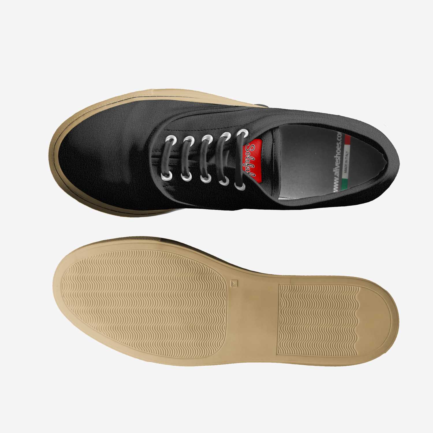 Soleful custom made in Italy shoes by Kelly vanderyt | Top view