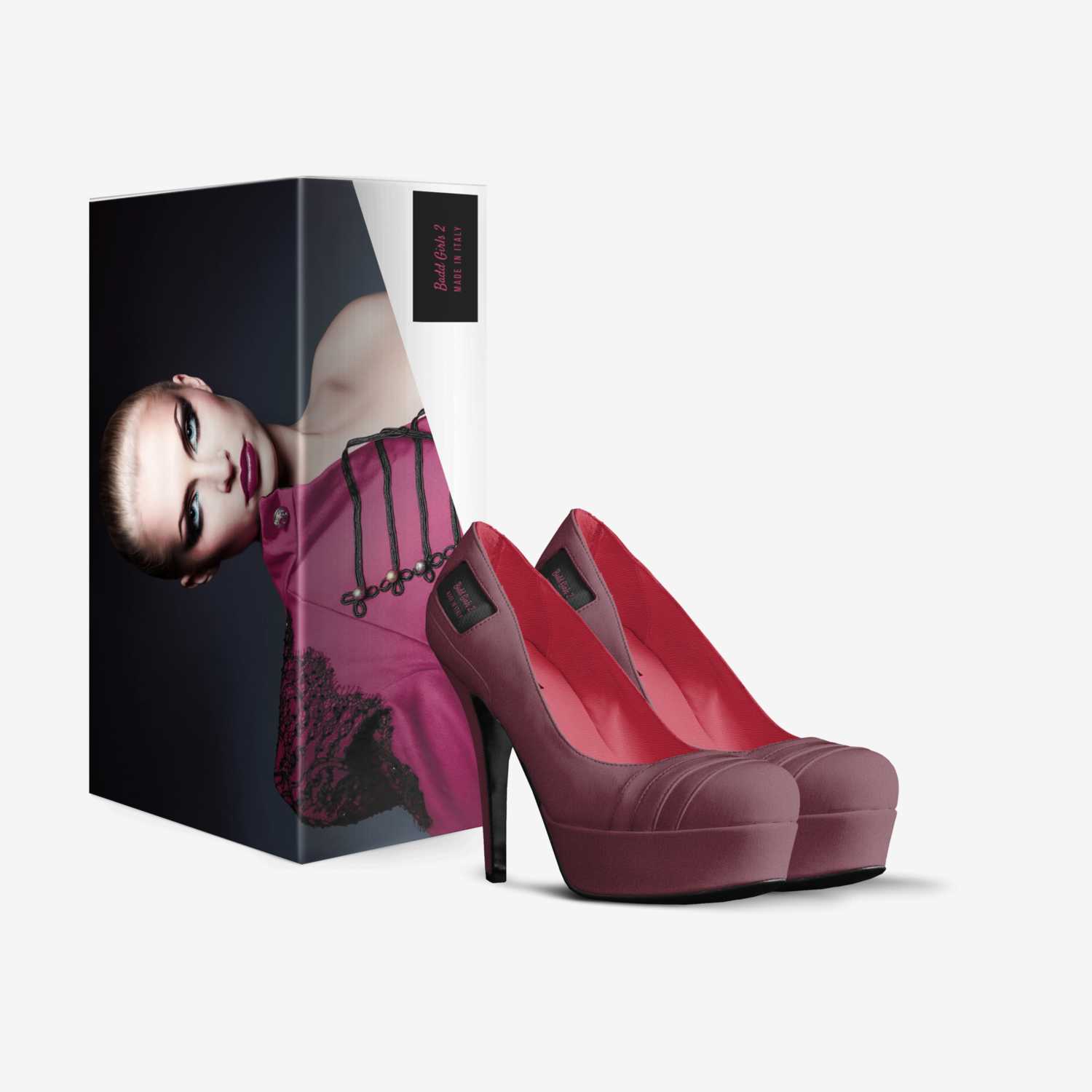 Badd Girls 2 custom made in Italy shoes by Alexander Bowie | Box view