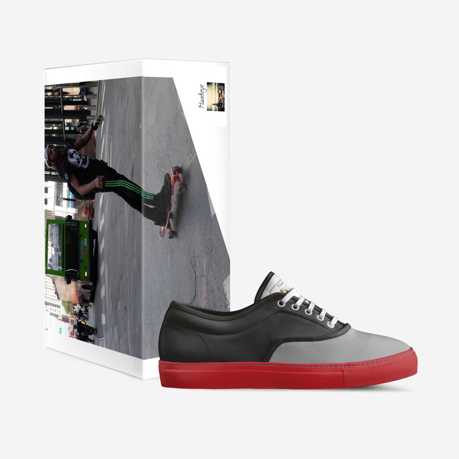 HawkEye custom made in Italy shoes by Julian Cobb | Box view
