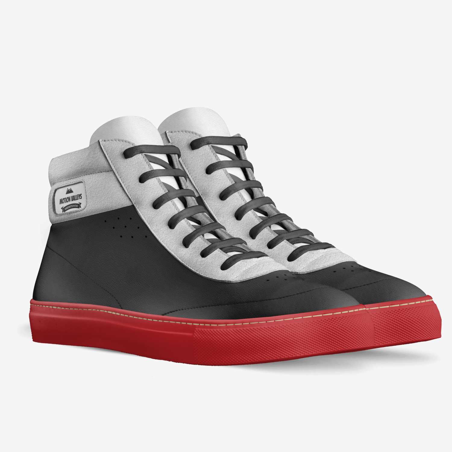 Motion Valleys custom made in Italy shoes by Farrod Wilch | Double view