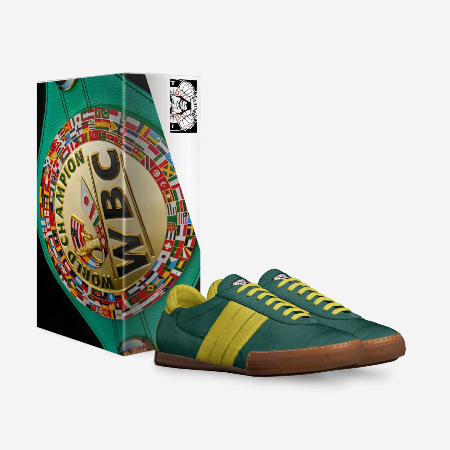 THE TITLE BOUT custom made in Italy shoes by Luther Smith | Box view