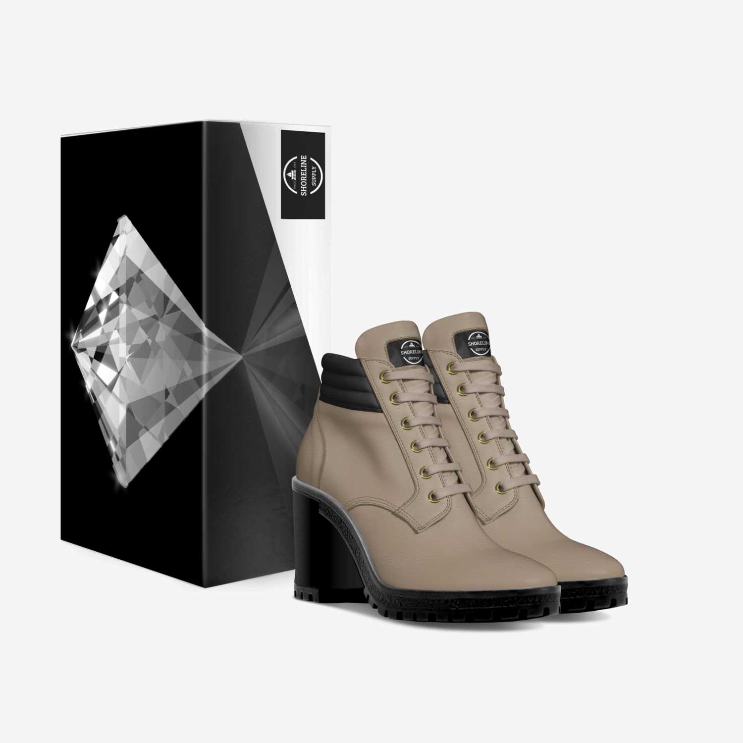 Shoreline custom made in Italy shoes by Tela Jones | Box view