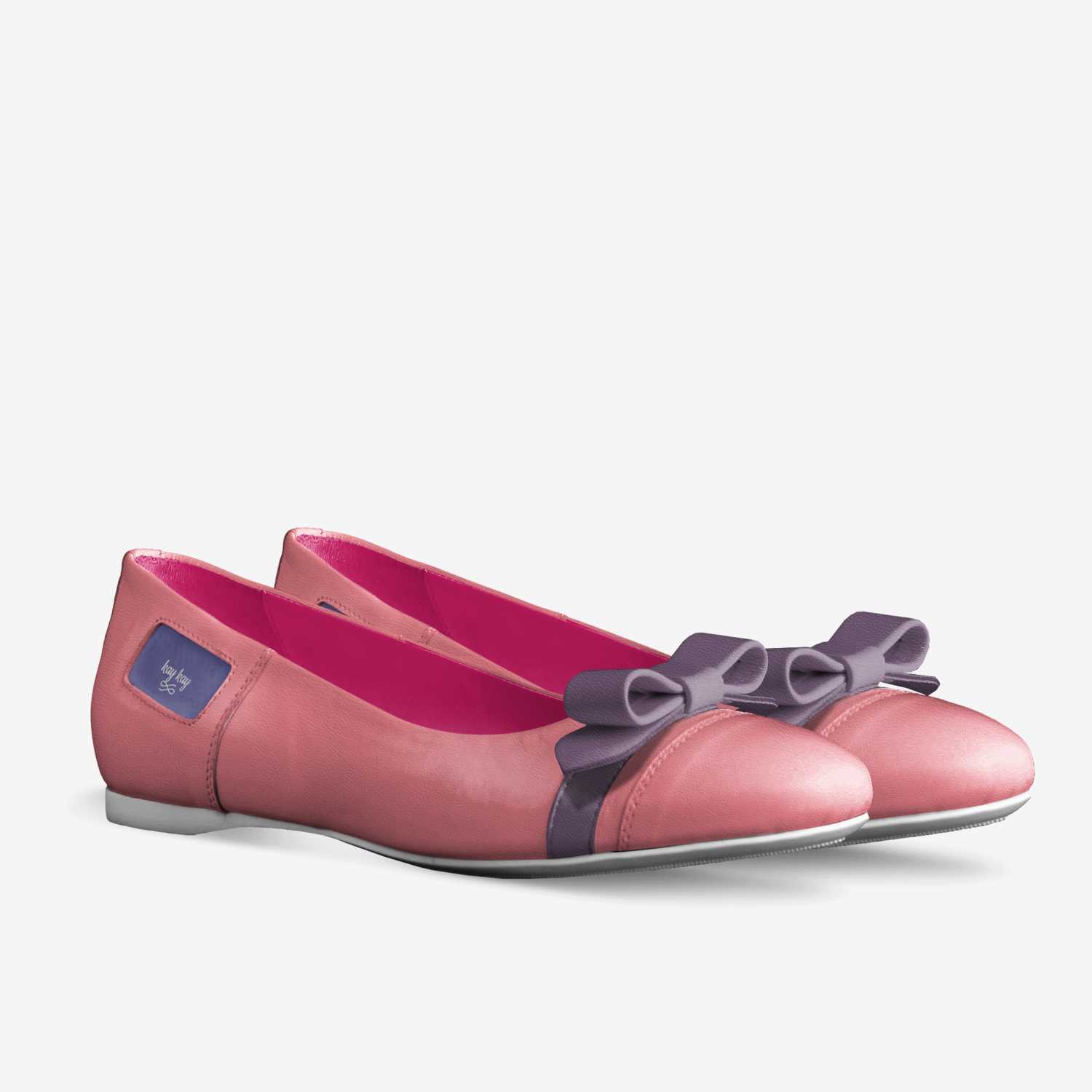 kay kay custom made in Italy shoes by Khamora Brown | Double view