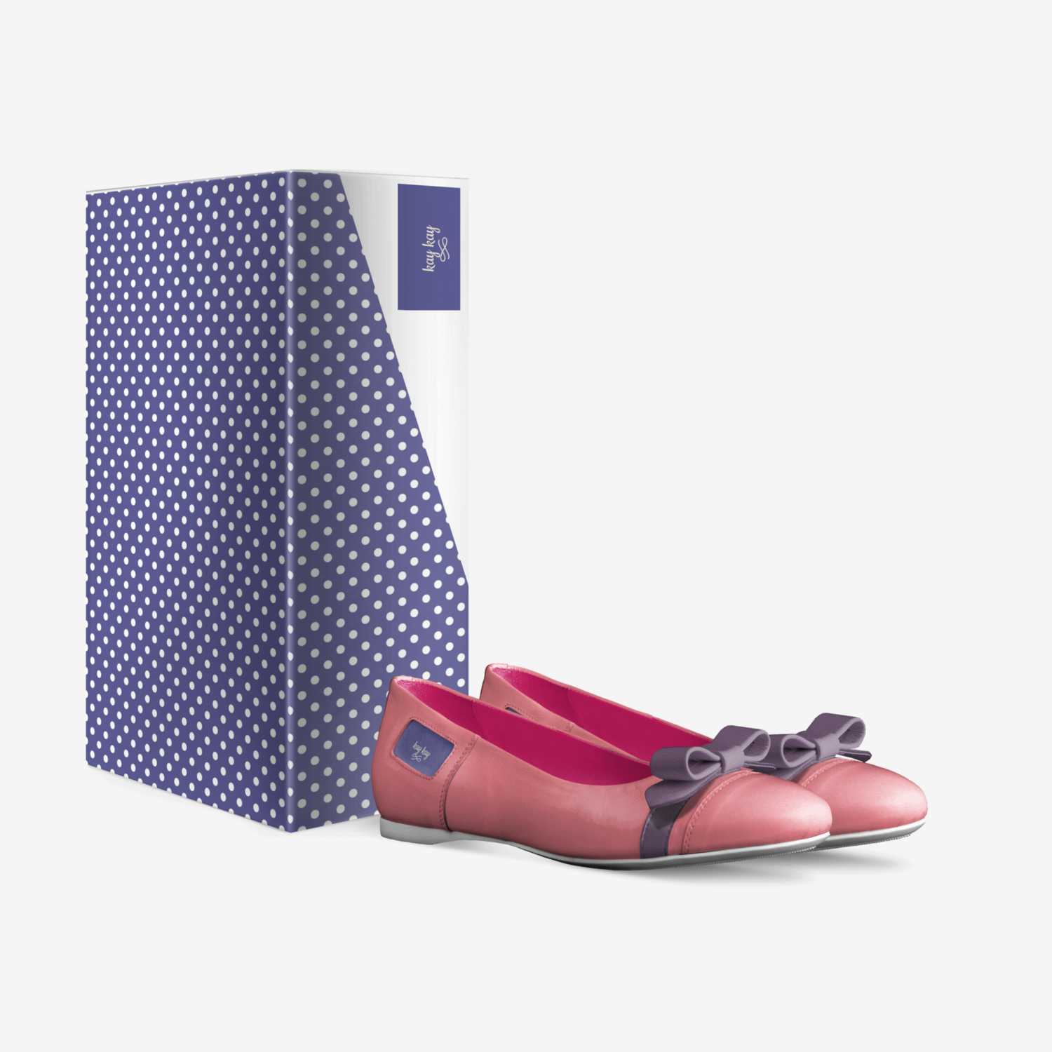 kay kay custom made in Italy shoes by Khamora Brown | Box view