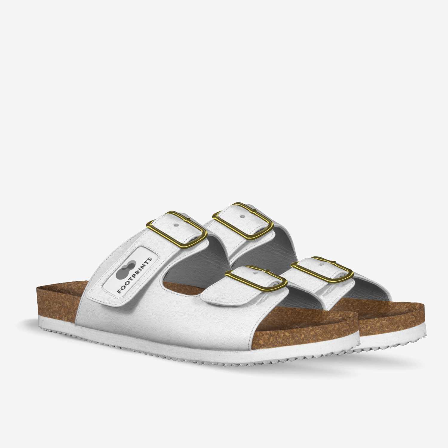 Footprints  custom made in Italy shoes by Karla Montemayor | Double view