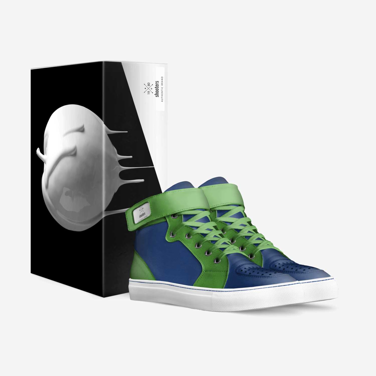 shooters custom made in Italy shoes by E | Box view