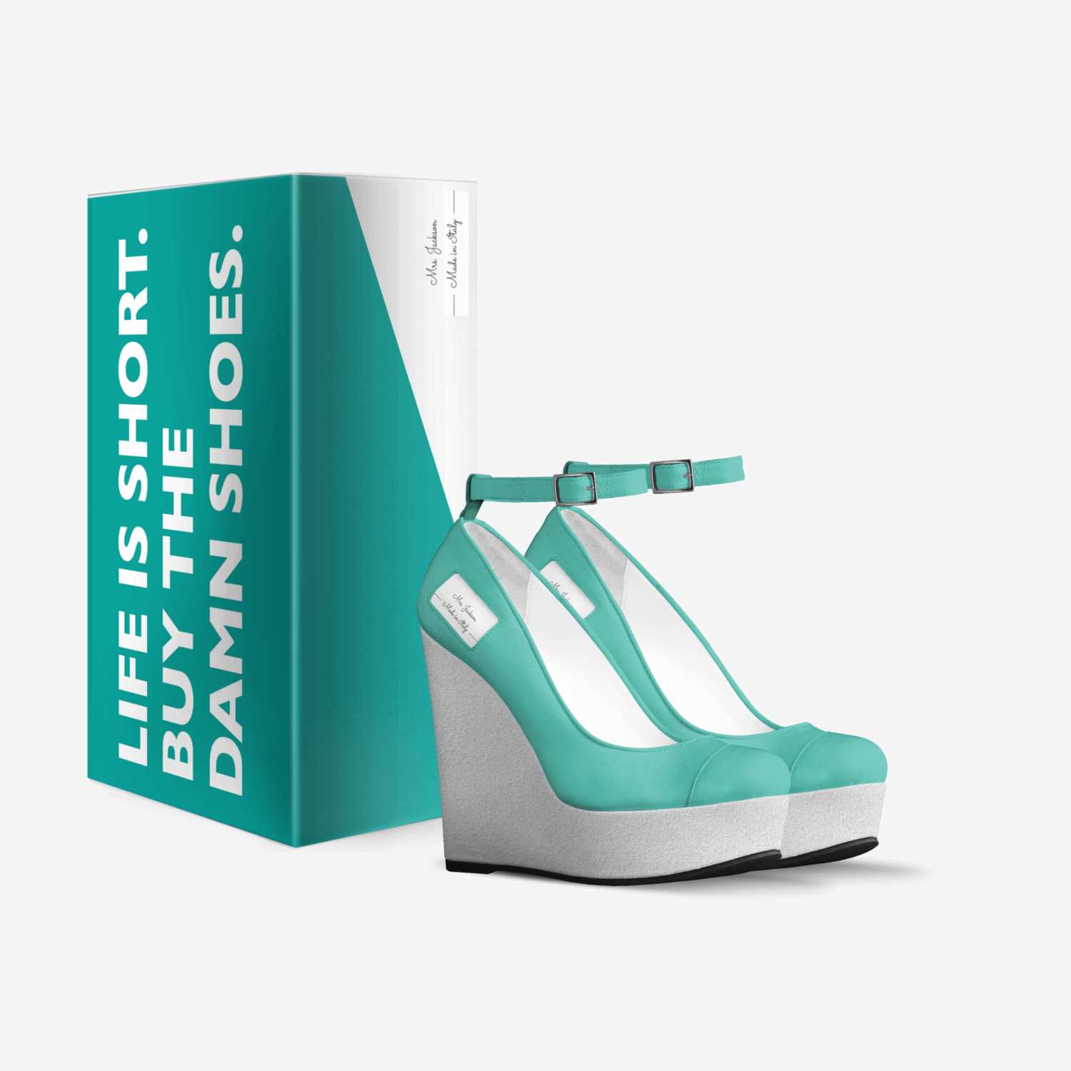 Mrs.Jackson custom made in Italy shoes by Richard Jackson | Box view