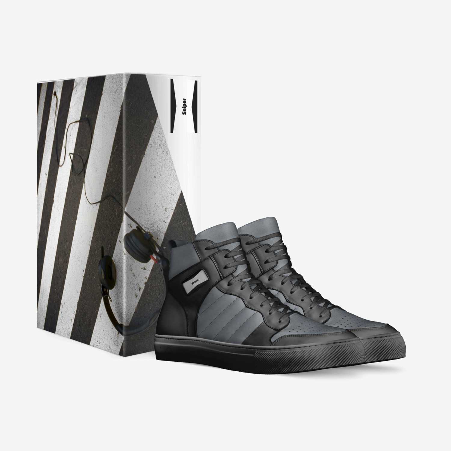 Sniper custom made in Italy shoes by Liam | Box view