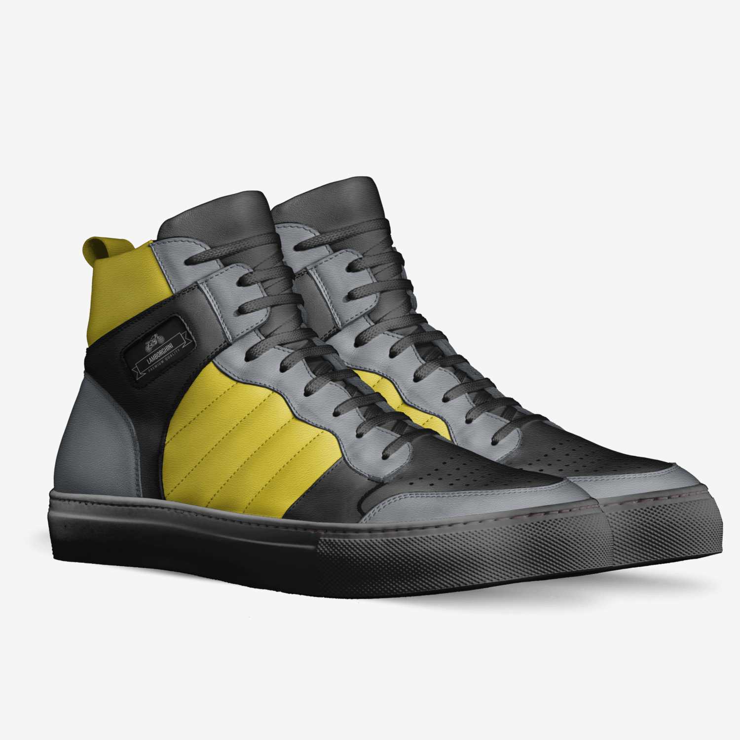 Lamborghini custom made in Italy shoes by Sergio Magdaleno | Double view