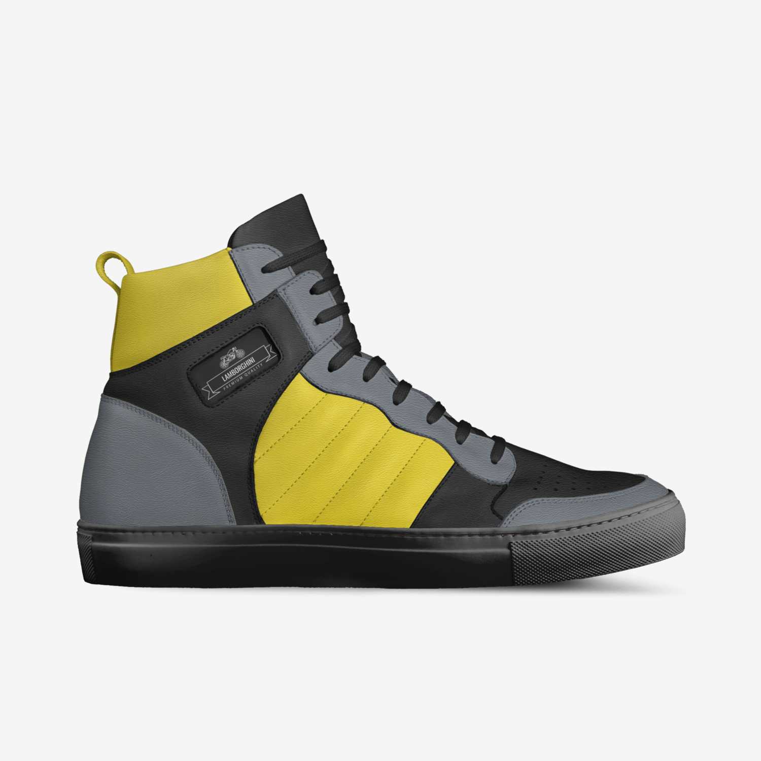 Lamborghini custom made in Italy shoes by Sergio Magdaleno | Side view