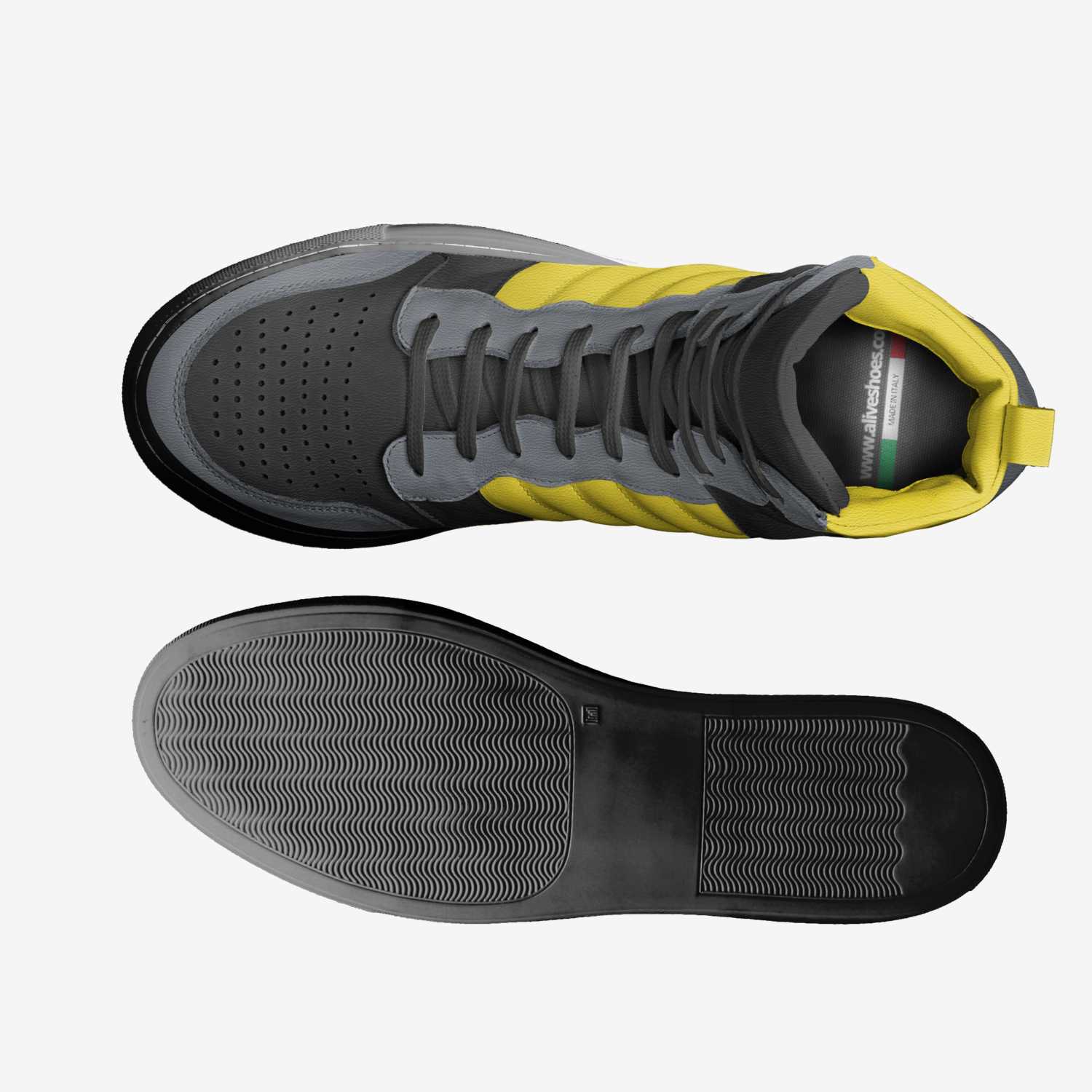 Lamborghini custom made in Italy shoes by Sergio Magdaleno | Top view