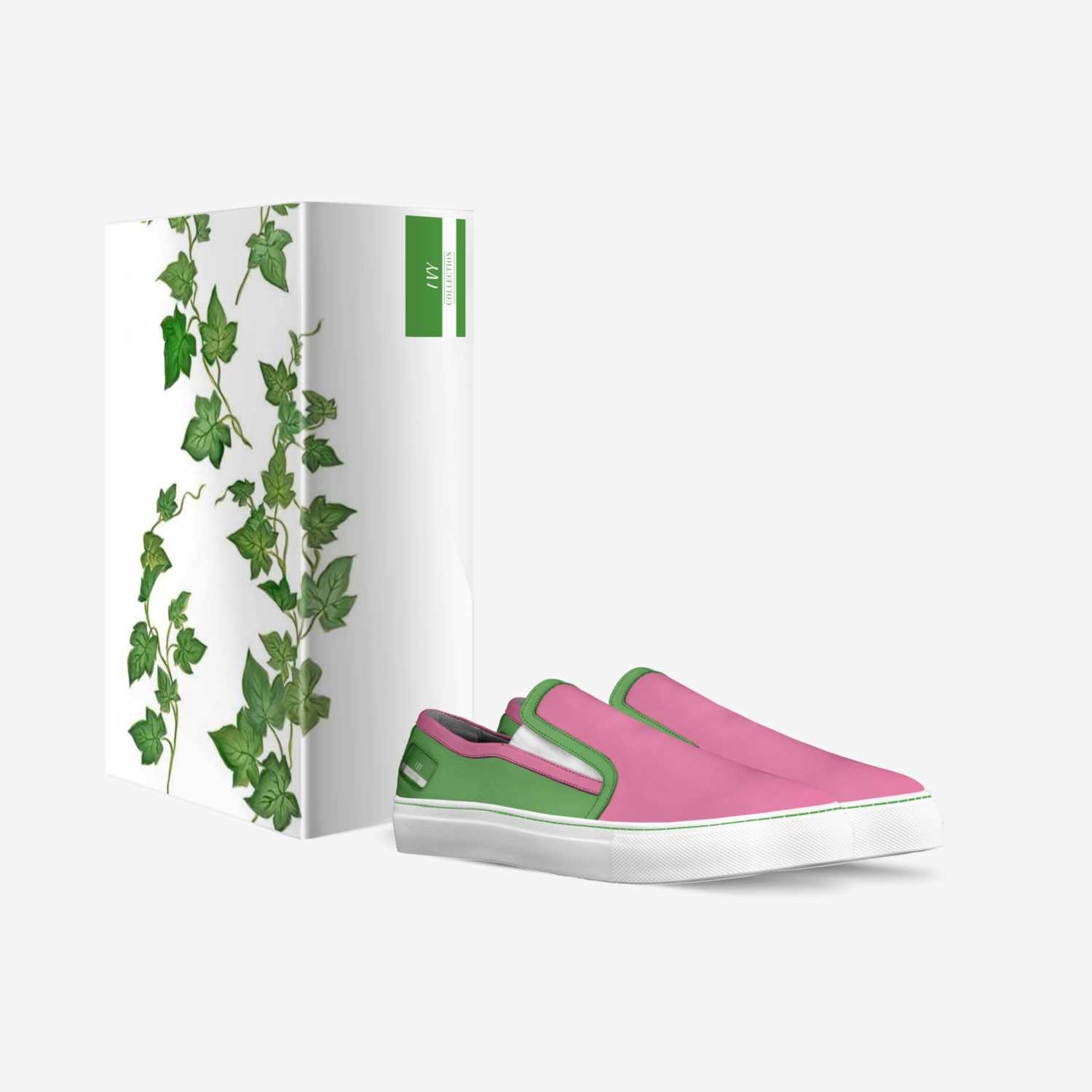 ALPHA KAPPA ALPHA custom made in Italy shoes by K Parker | Box view