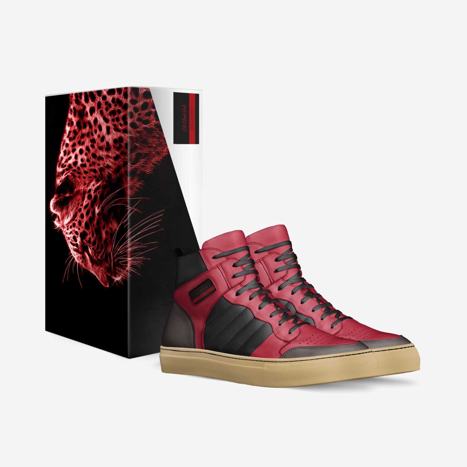 OG Clout God custom made in Italy shoes by Ethan Tibbs | Box view