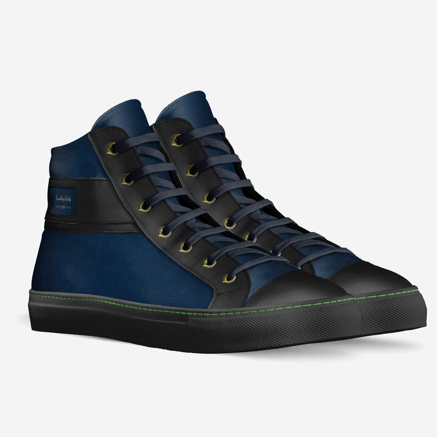 Suvoking Rocky custom made in Italy shoes by Wilbert White | Double view