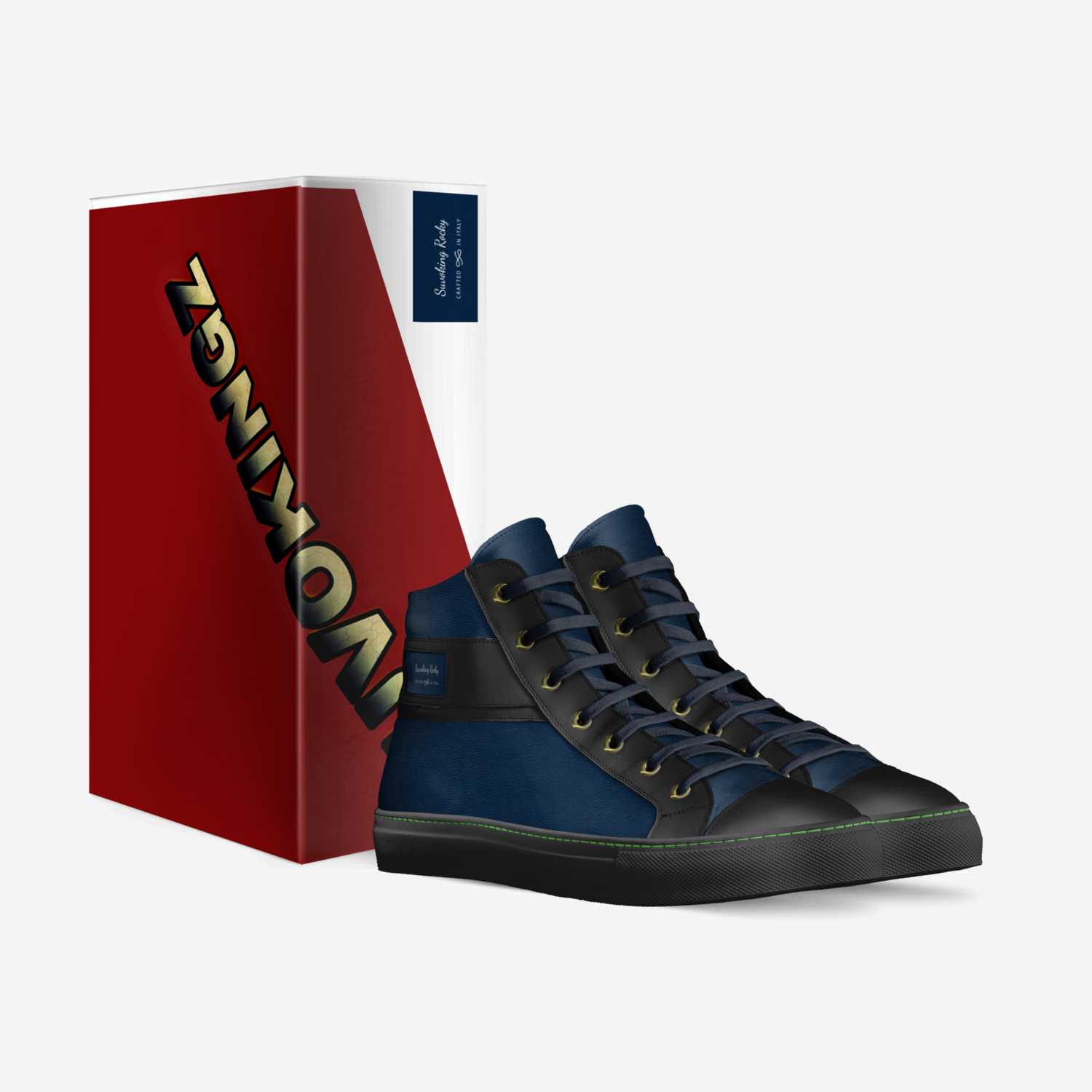 Suvoking Rocky custom made in Italy shoes by Wilbert White | Box view