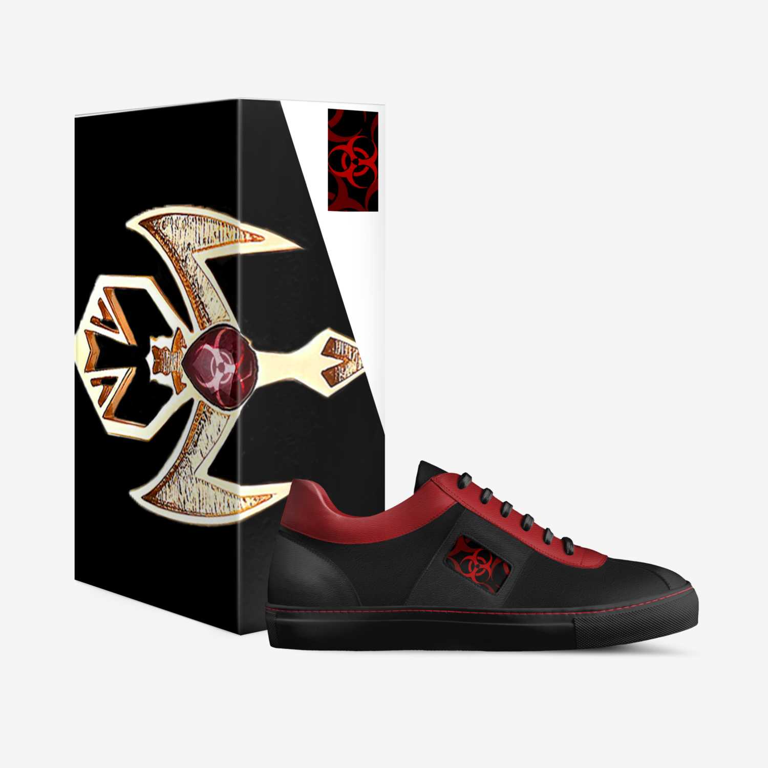 The Infected Lilith  custom made in Italy shoes by D.j. Aqueous | Box view