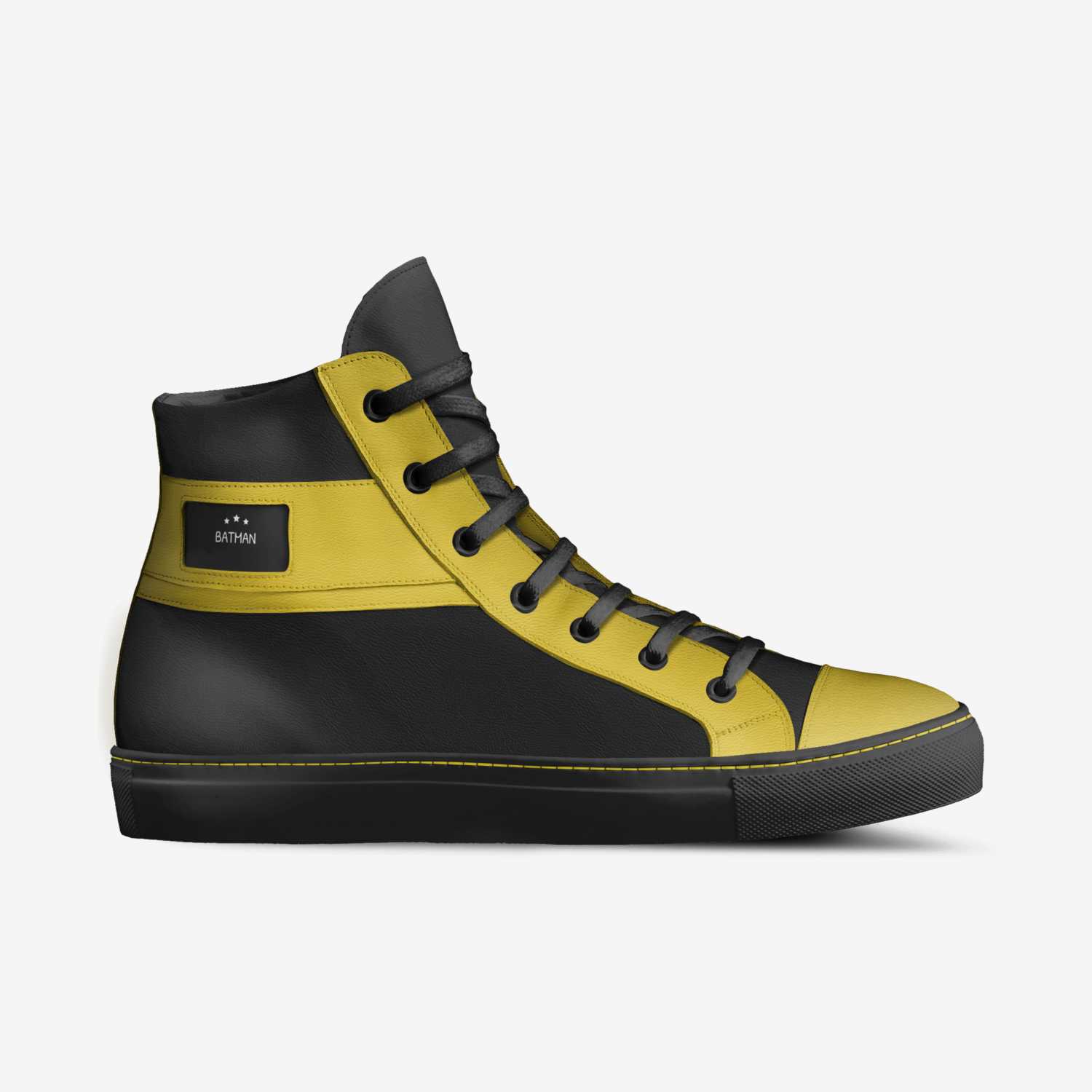 BATMAN custom made in Italy shoes by Brook Hernandez | Side view