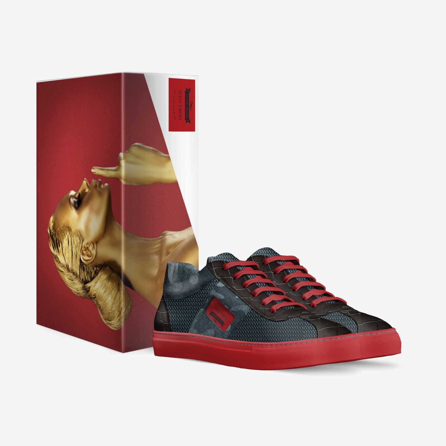 Frisky Pekin custom made in Italy shoes by Infamous Tk | Box view